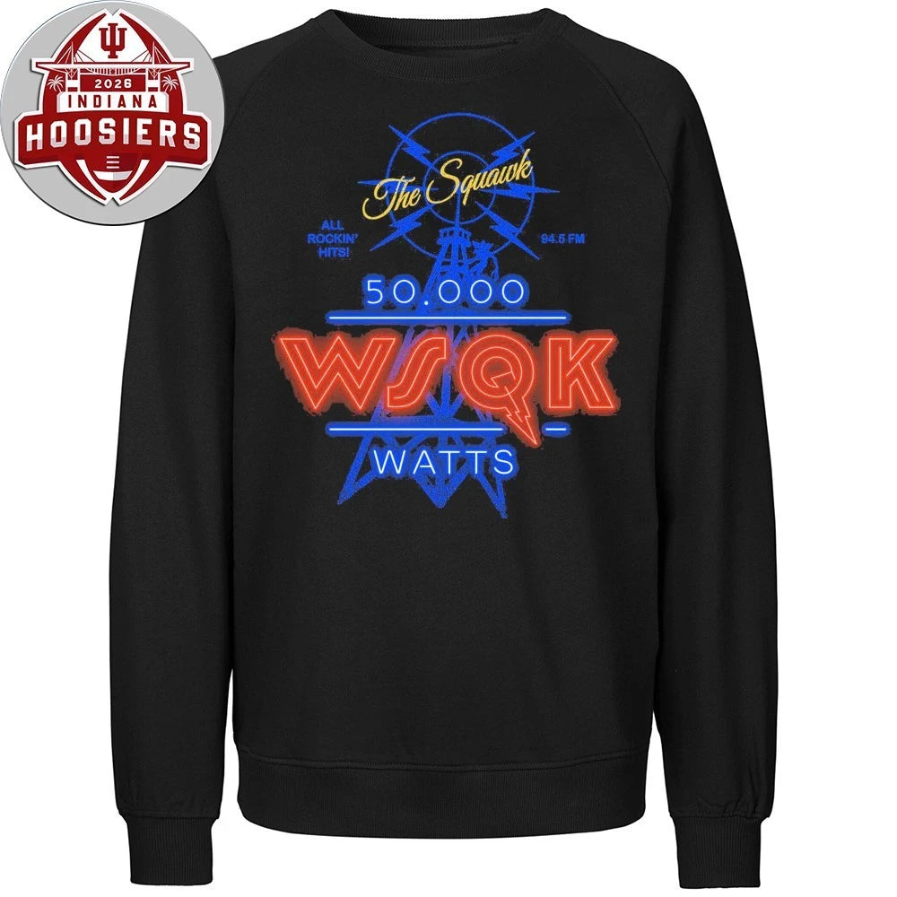 Stranger Radio The Squawk All Rockin Hits 50 000 Wsqk Watts Shirt