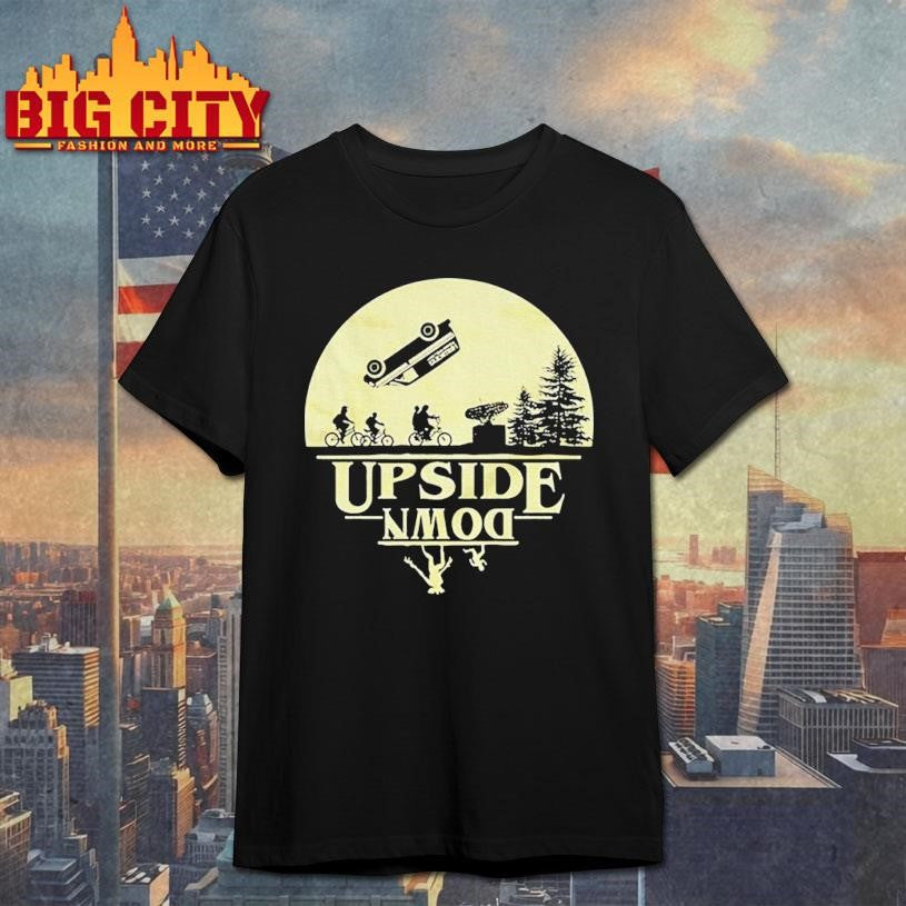 Stranger Upside Down Things Mens Nerd shirt