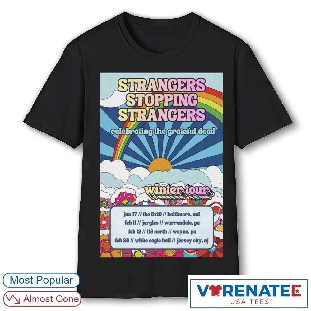 Strangers Stopping Strangers February 28 2026 Jersey City, NJ Poster shirt
