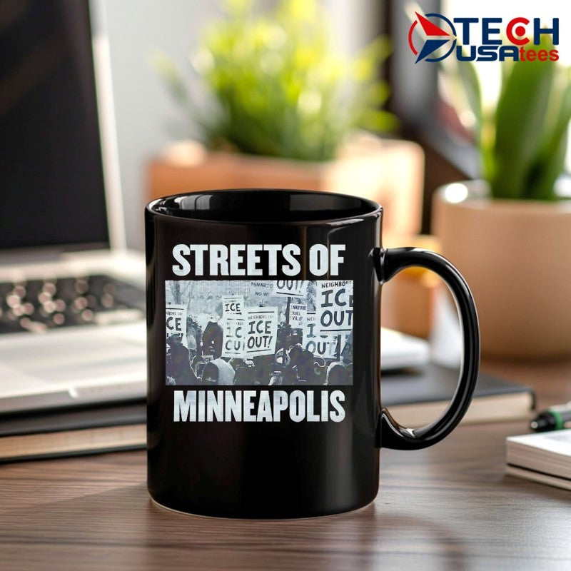 Streets of Minneapolis ICE out protest shirt