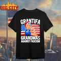 Strong Woman Grantifa Grandmas Against Fascism Shirt