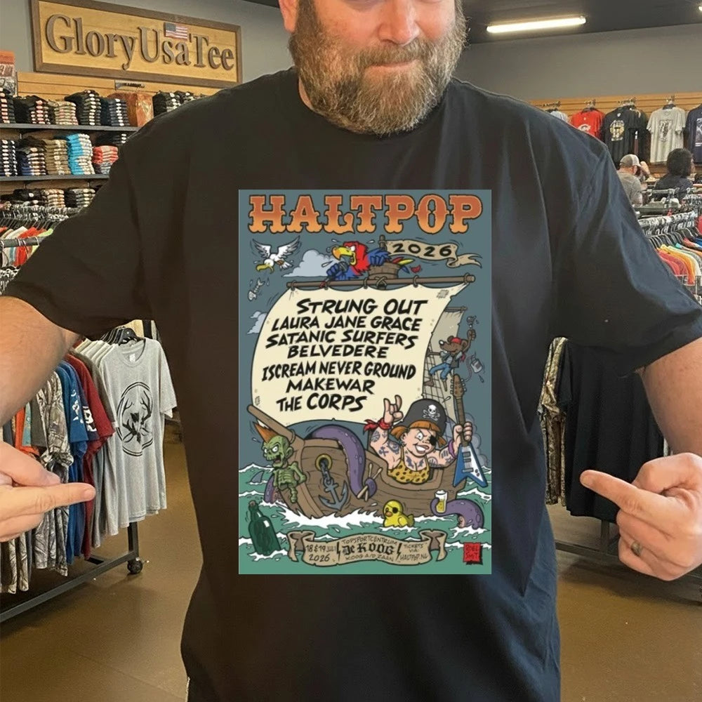 Strung Out July 18-19 2026 Haltpop, Netherlands Poster Shirt