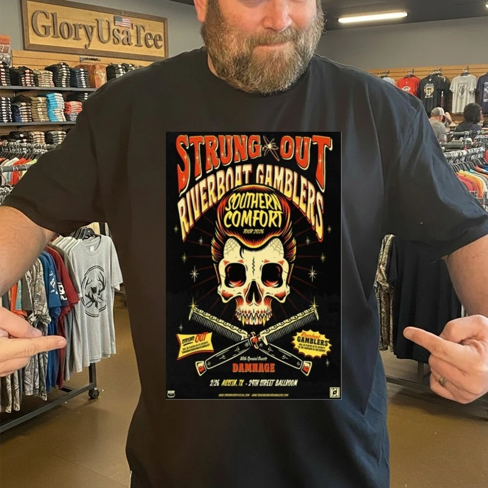 Strung Out Southern Comfort Live Tour 2026 Poster Shirt