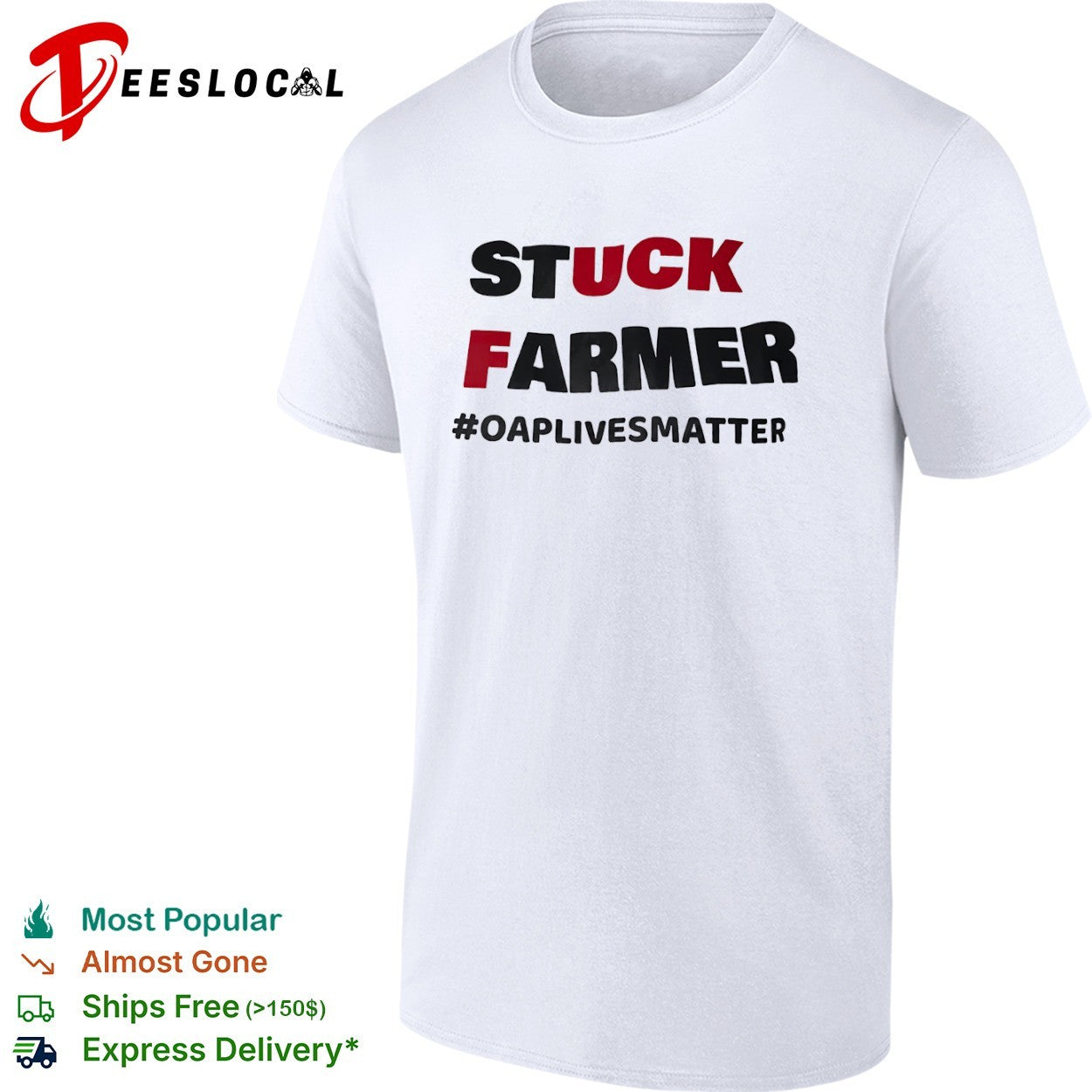 Stuck farmer oap lives matter cross shirt