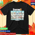 Studstache Starting 5 T-Shirt