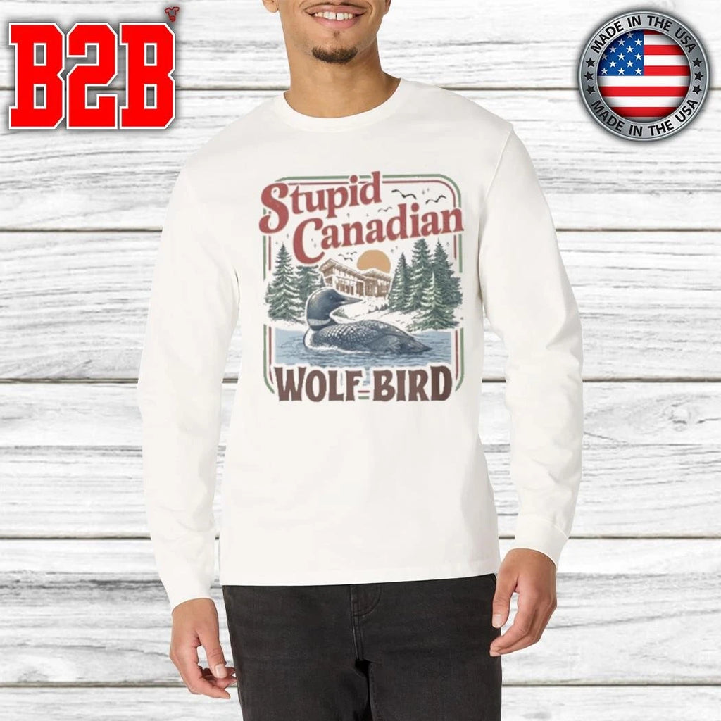 Stupid Canadian Wolf Bird Heated Rivalry Inspired Shirt