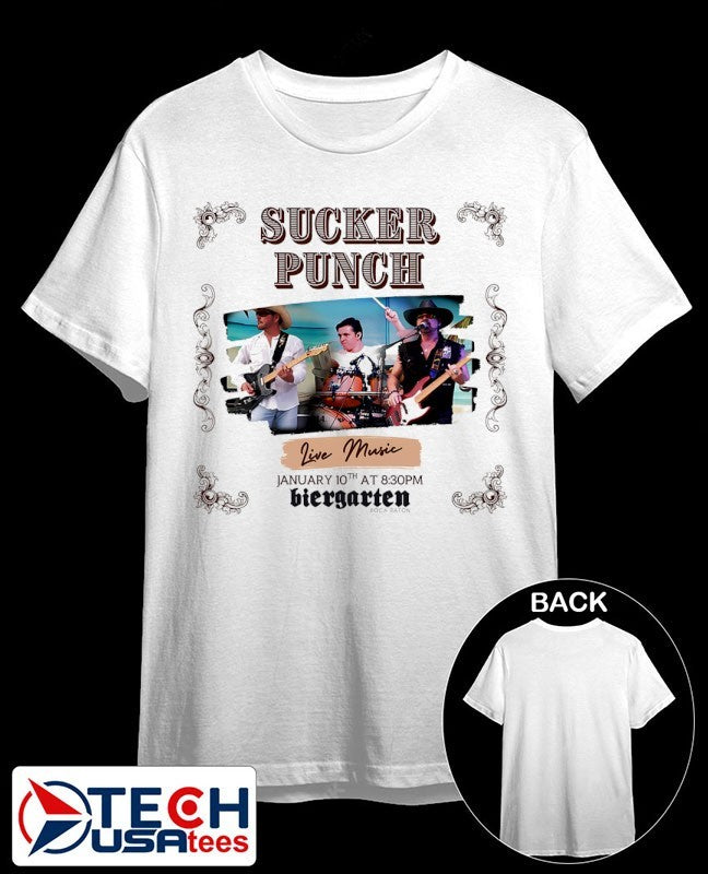 Sucker Punch Live Music at Biergarten shirt