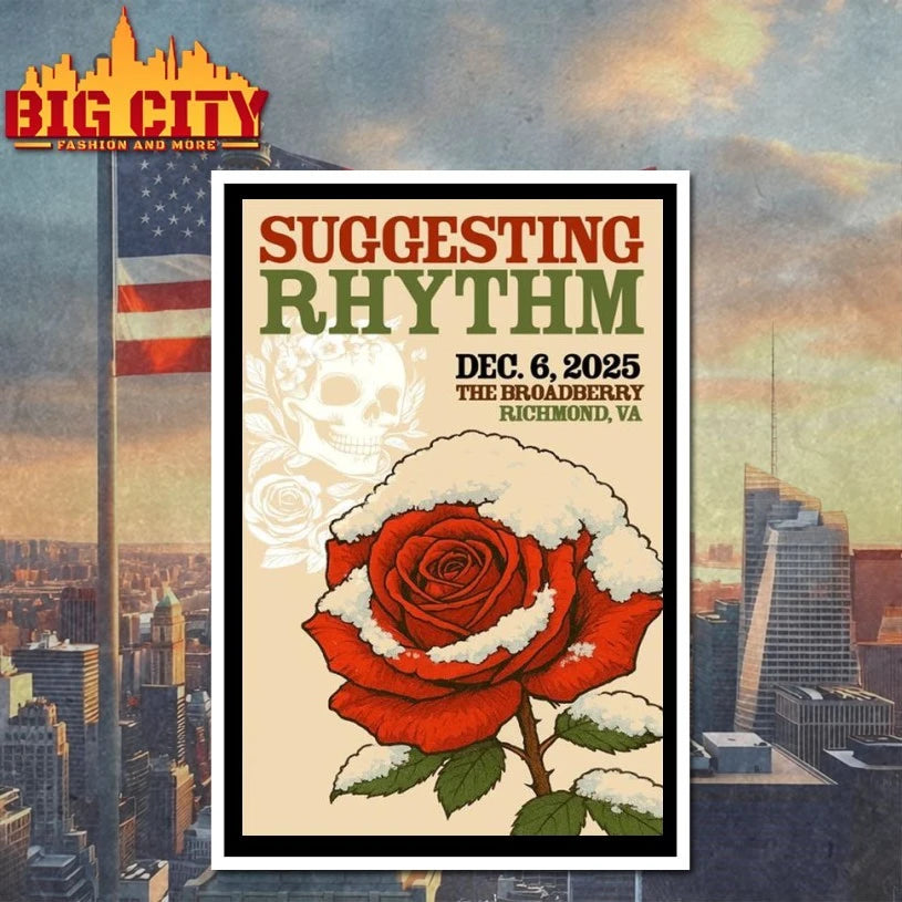 Suggesting Rhythm The Broadberry December 6 2025 Show Poster shirt
