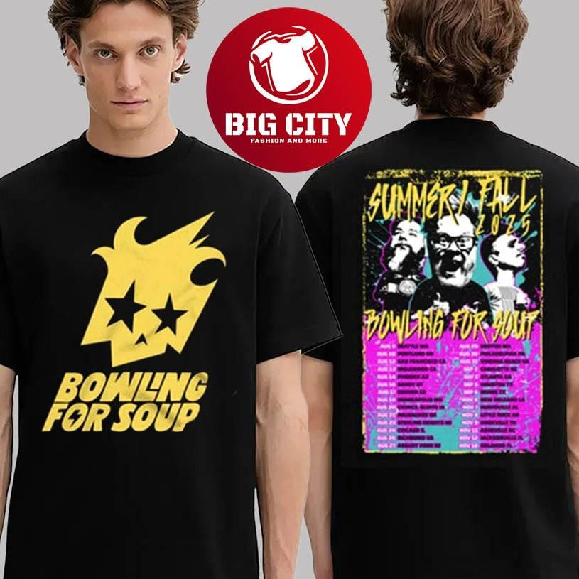 Summer And Fall 2025 Tour Schedule Two Sided Shirt