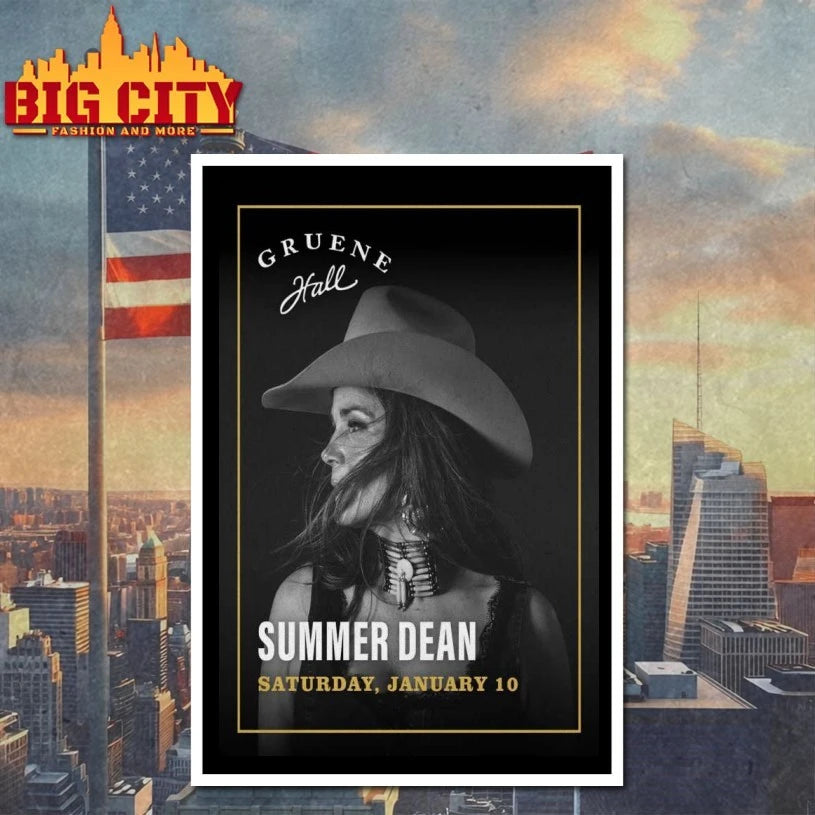Summer Dean Country Music Concert Poster shirt