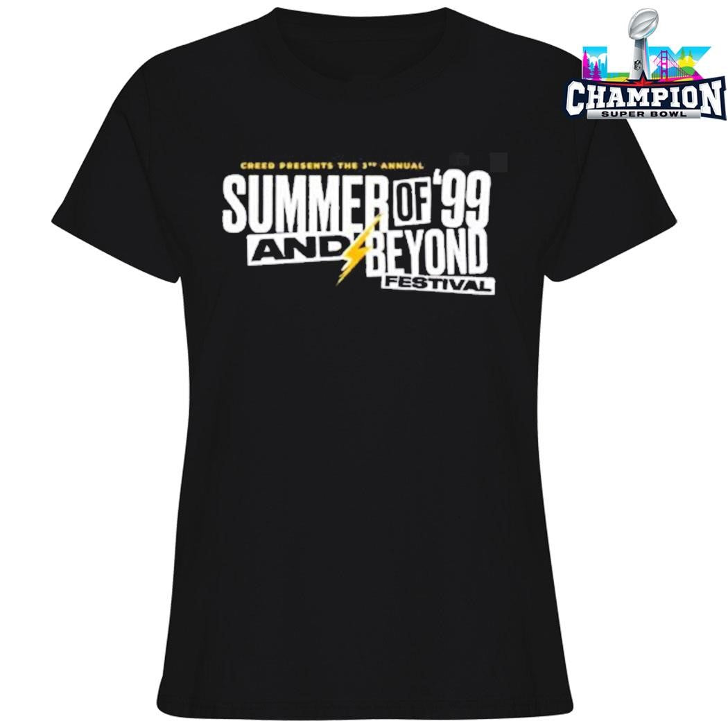 Summer Of ’99 And Beyond Festival 2026 Full Lineup In Tinley Park Illinois At Credit Union 1 Amphitheatre Creed Presents The 3rd Annual Shirt