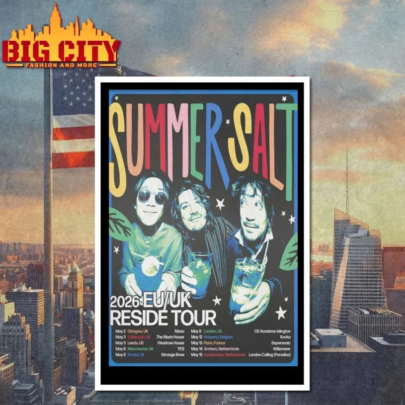Summer Salt EU-UK 26 Tour Poster shirt
