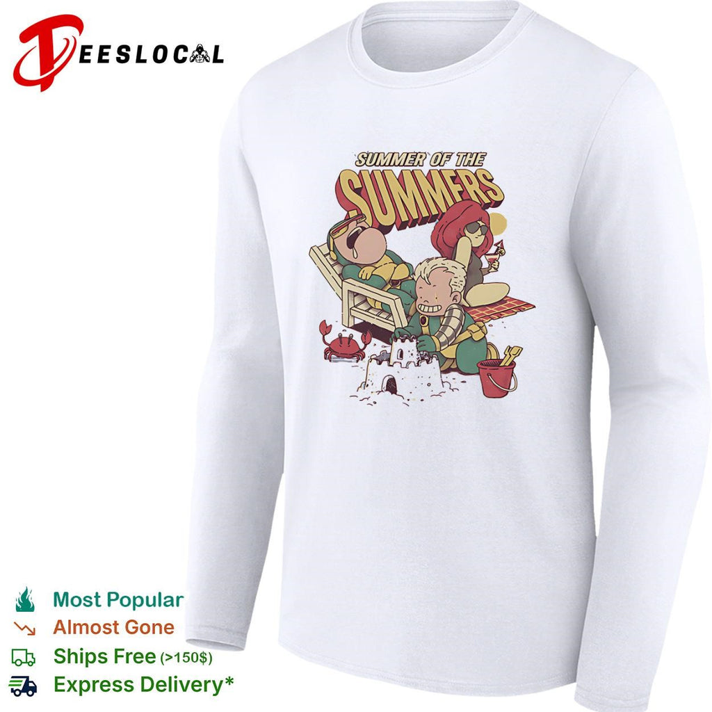 Summer of the Summers Cyclops Phoenix and Cable at the beach shirt