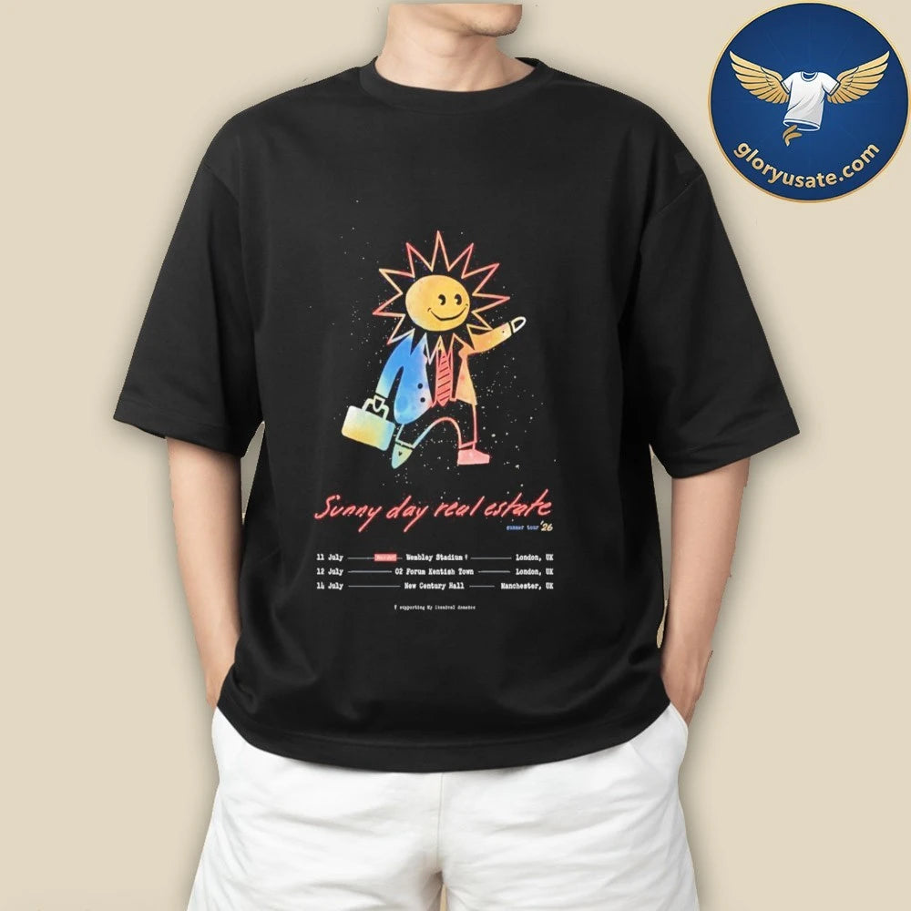 Sunny Day Real Estate Summer Tour July 2026 Poster Shirt