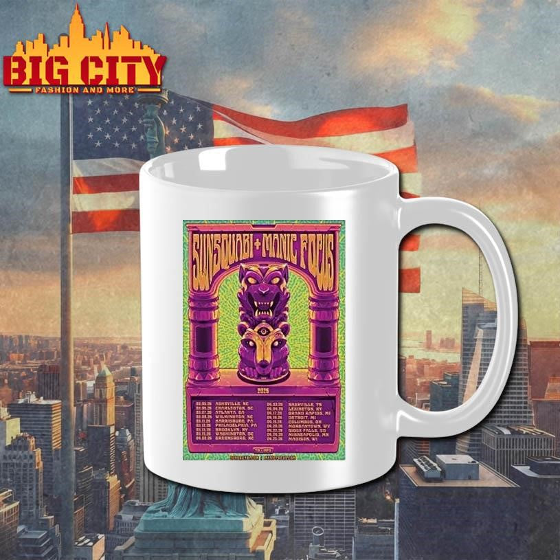 Sunsquabi And Manic Focus Tour 2026 Shirt