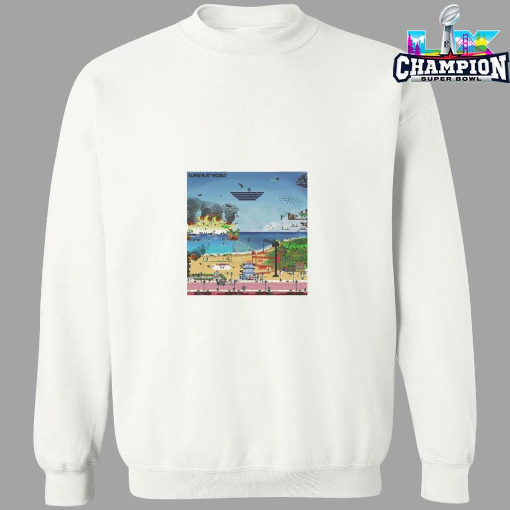 Super Flat World Game And Watch Shirt