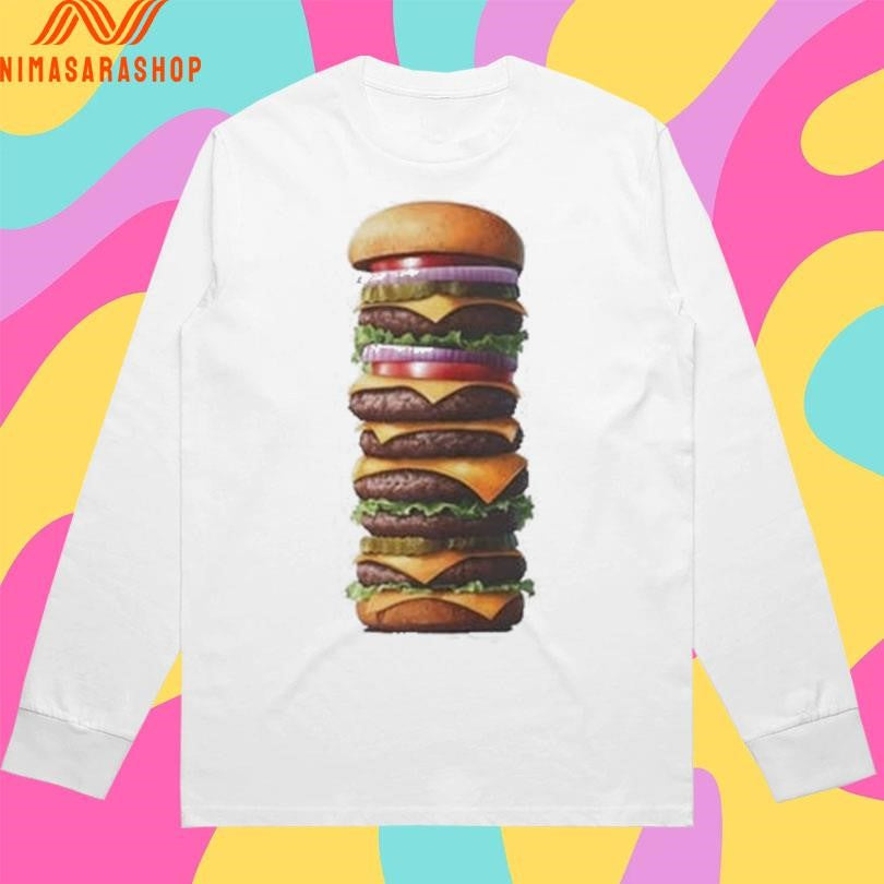 Super Stacked Cheeseburger Shirts