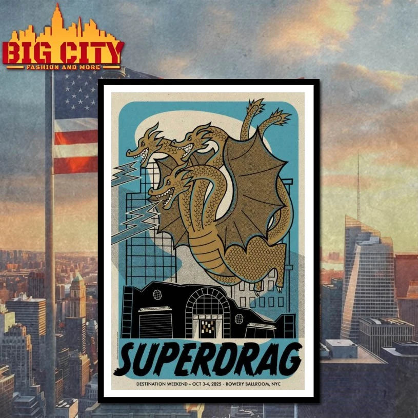 Superdrag October 3-4, 2025 Bowery Ballroom. New York, NY Poster shirt