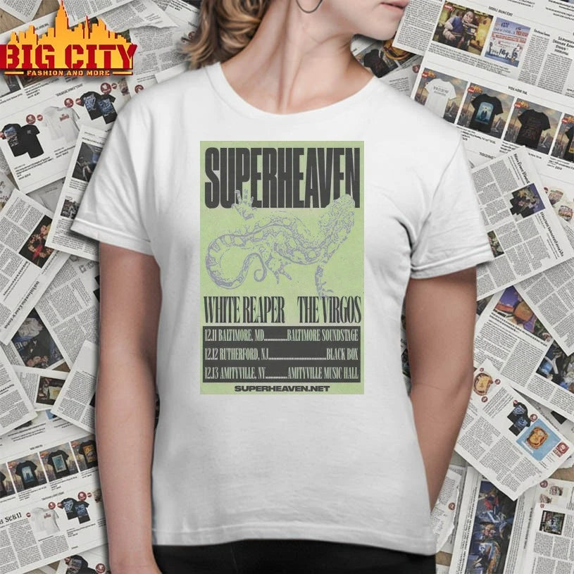Superheaven Show Baltimore, Long Island 2025 Poster shirt