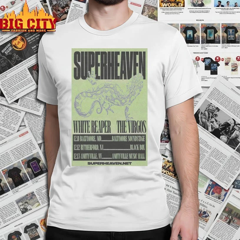 Superheaven Show Baltimore, Long Island 2025 Poster shirt