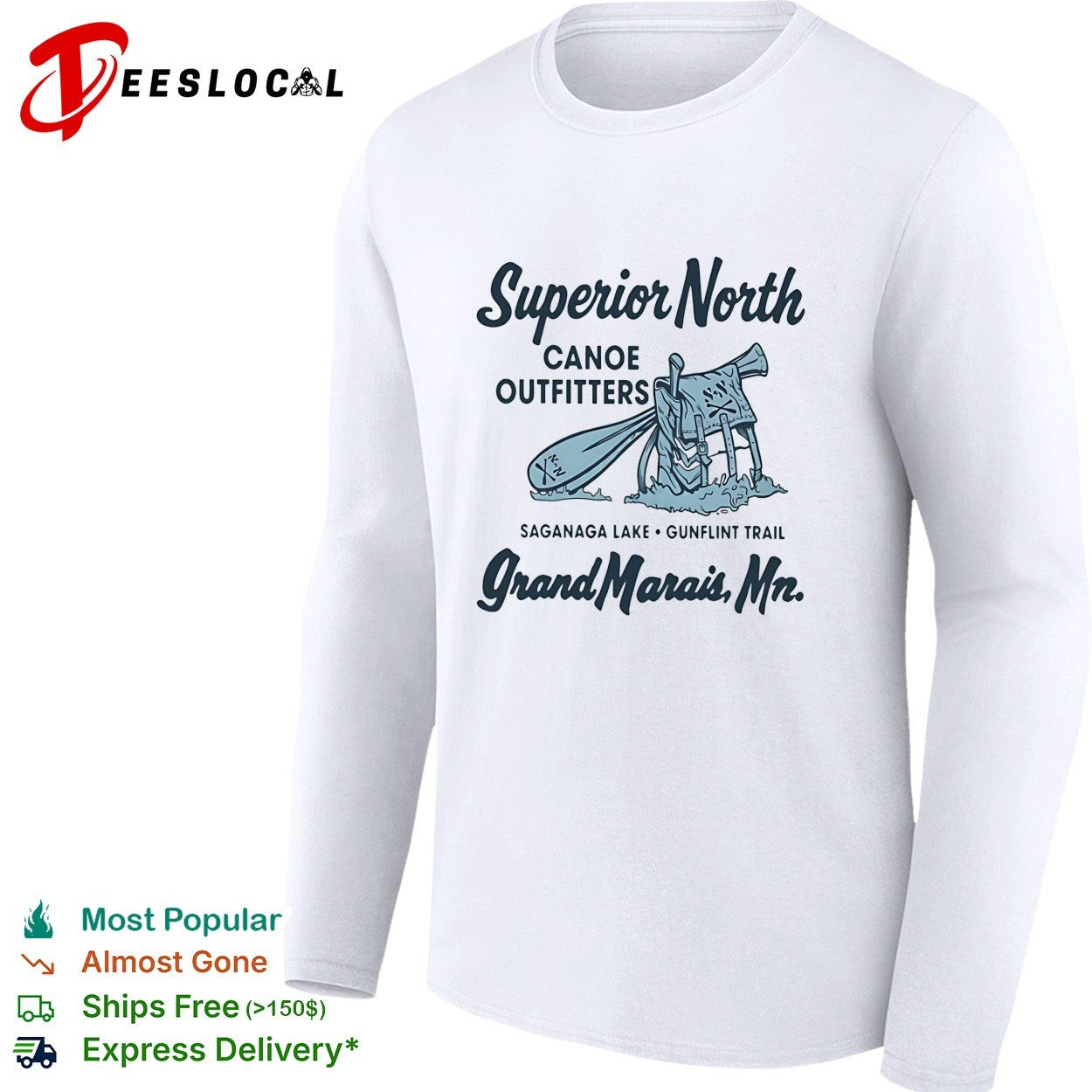 Superior North Canoe Outfitters Saganaga Lake Grand Marais shirt