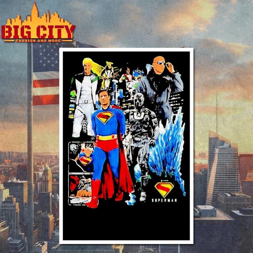 Superman Characters Movie Shirt