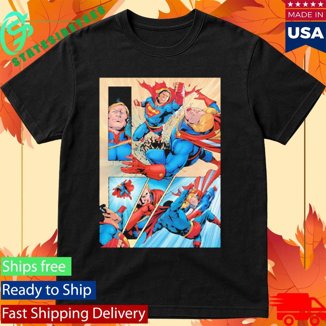 Superman vs Homelander First Look In DC K.O. Boss Battle Comic Shirt