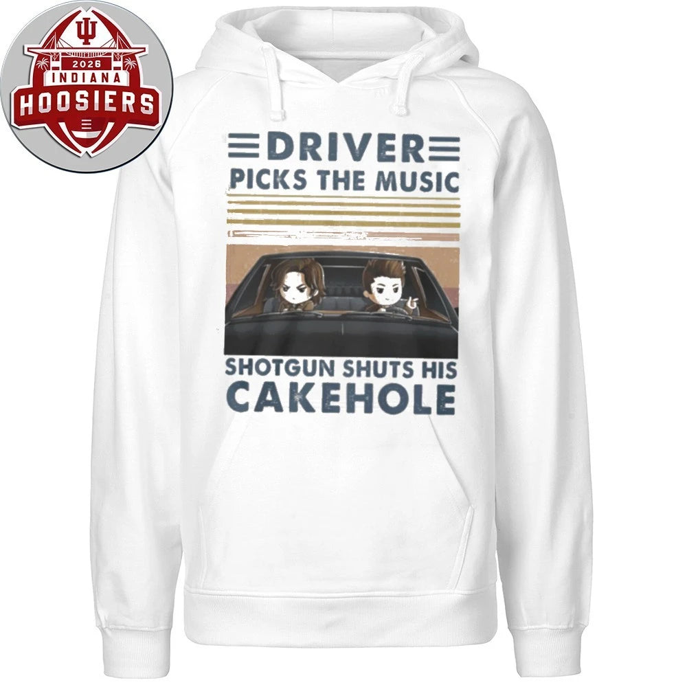 Supernatural Driver Picks The Music Shotgun Shuts His Cakehole T-Shirt
