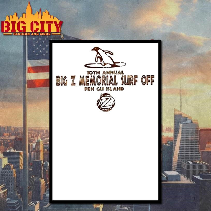 Surfs Up Big Z Memorial Surf Off Shia Labeuf Jeff Bridges 10th Annual Shirt