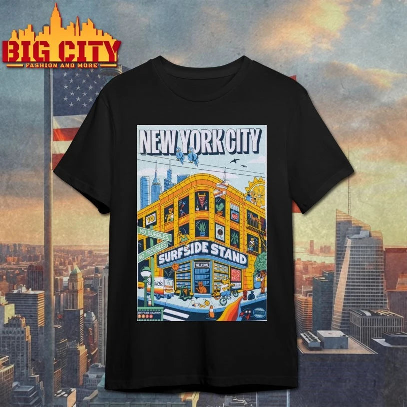 Surfside Stand 2025 New York City Poster Shirt