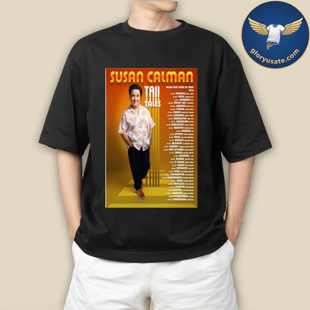 Susan Calman Brand New Stand Up Tour 2026 Poster Shirt