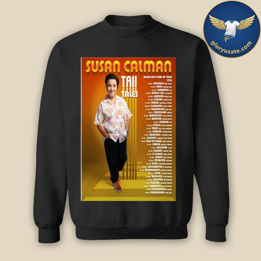 Susan Calman Brand New Stand Up Tour 2026 Poster Shirt