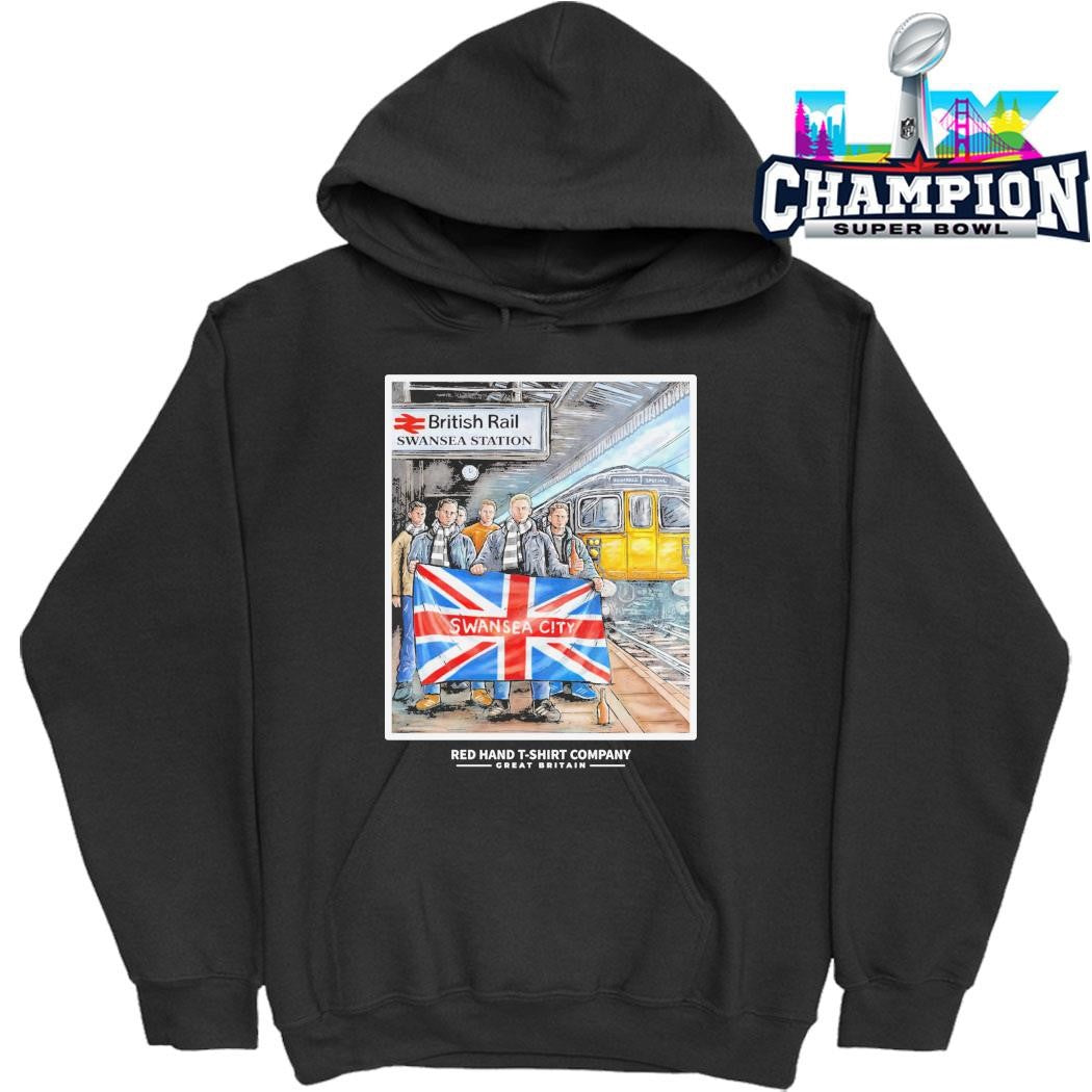 Swansea City British Rail Swansea Station Shirt