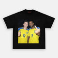 Sweden National Team Isak and Gykeres Middle Finger Tee