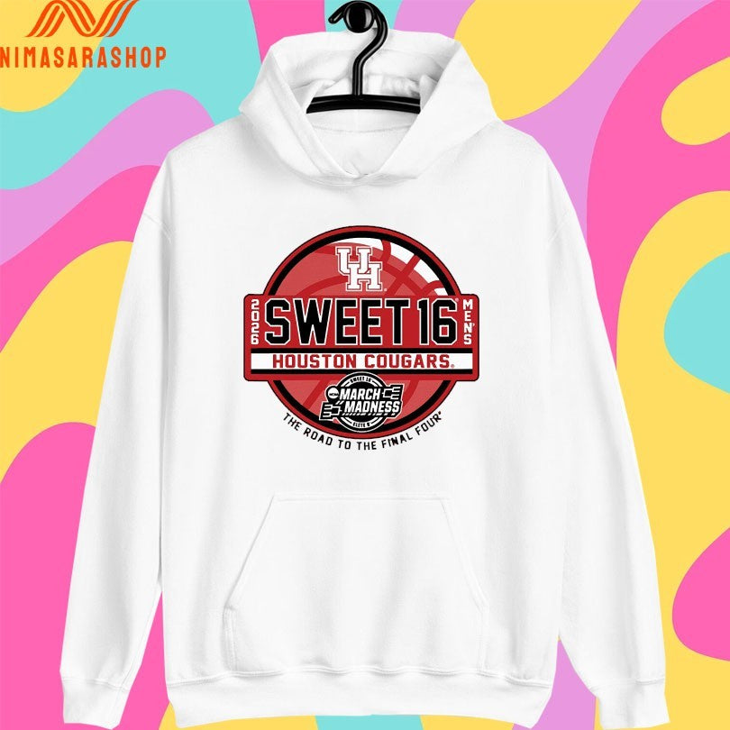 Sweet 16 Houston Cougars Men’s 2026 March Madness The Road To The Final Four Shirts