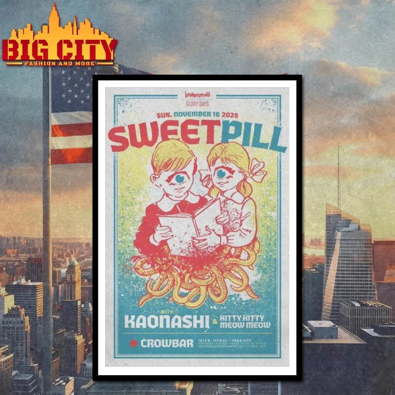 Sweet Pill Crowbar November 16 2025 Tampa, FL Poster Shirt