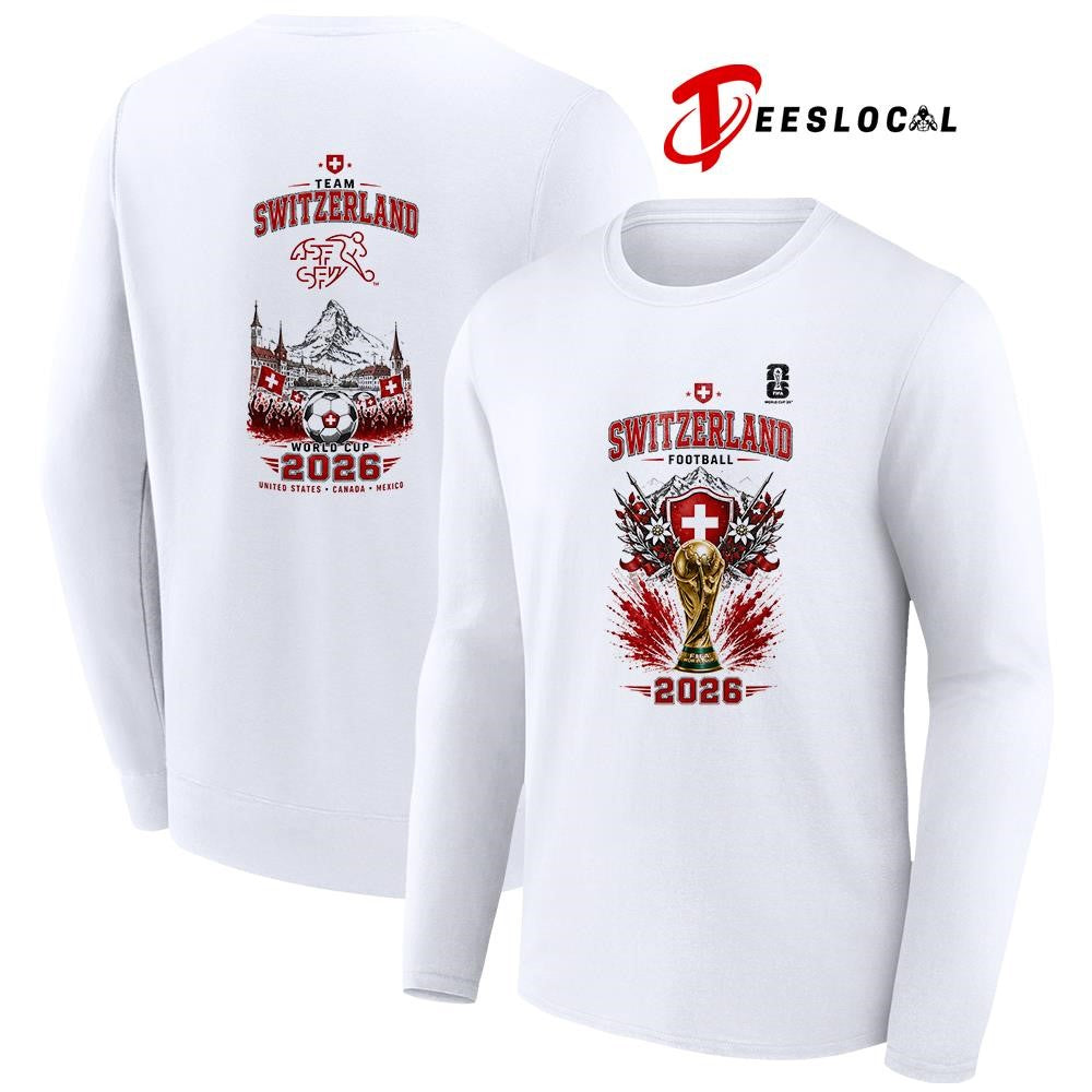 Switzerland World Cup trophy graphic shirt