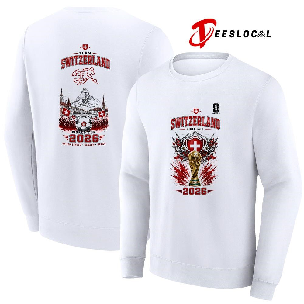 Switzerland World Cup trophy graphic shirt