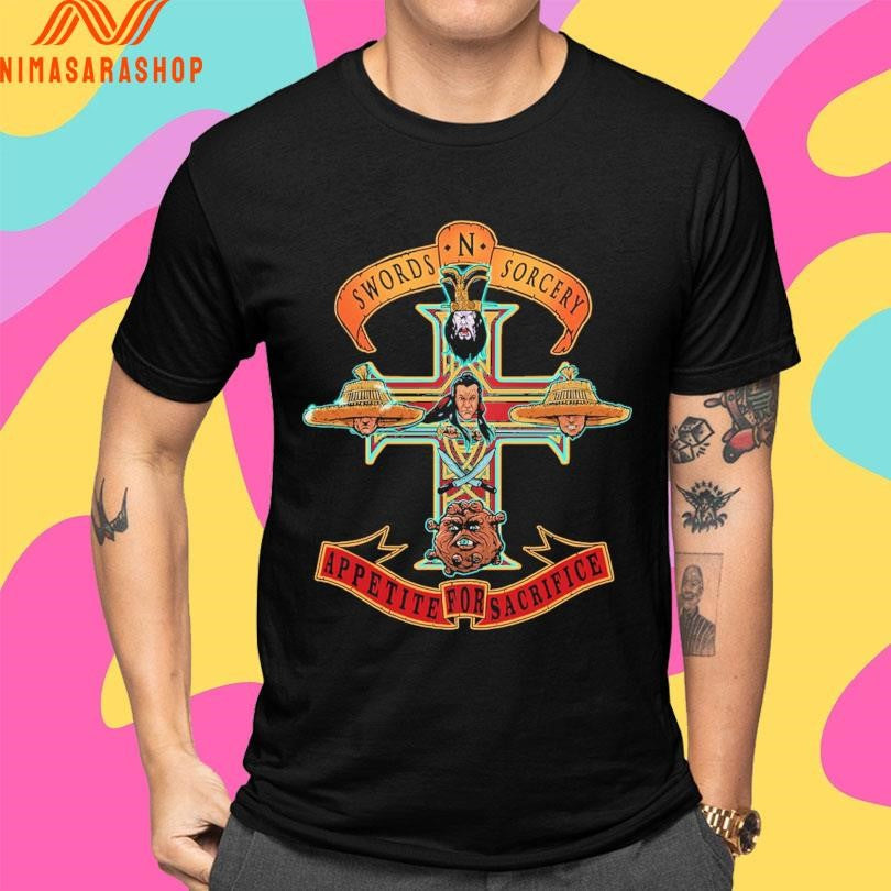 Swords N Sorcery Appetite For Sacrifice Shirts