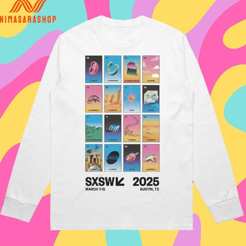 Sxsw 2025 Loteria Event March 7-15 Austin Tx Shirts
