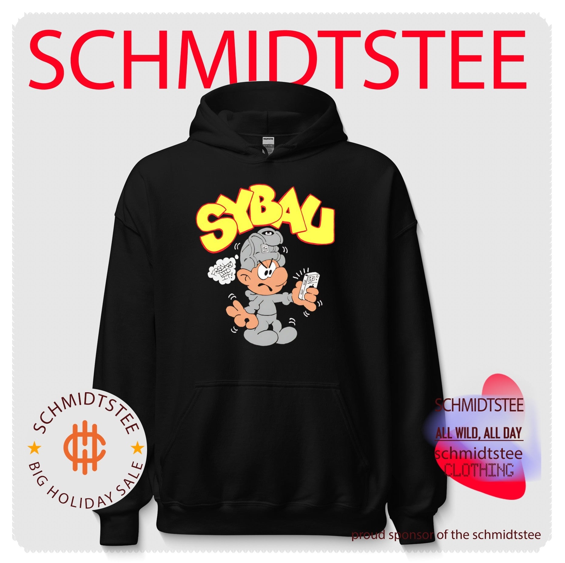 Sybau Freako Did It Cartoon Character streetwear shirt