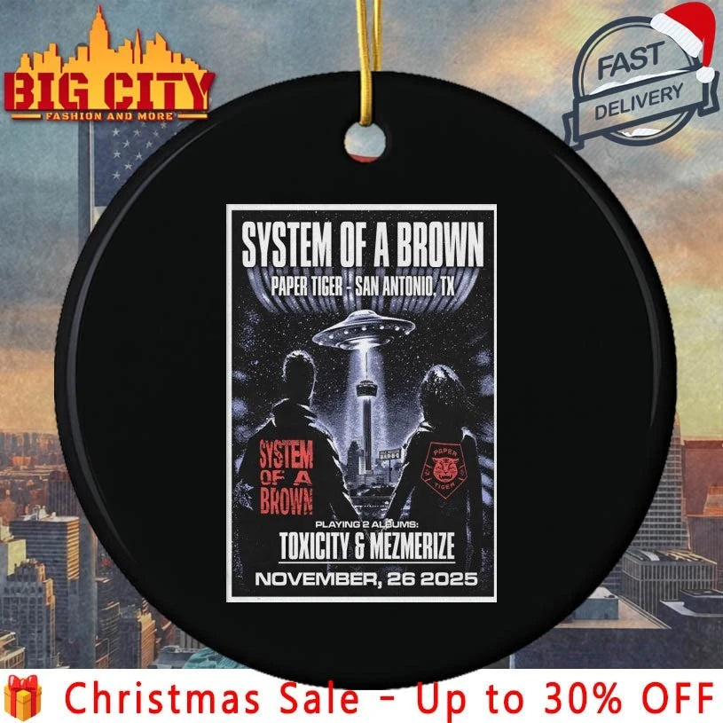 System Of A Brown In San Antonio TX On Nov 26 2025 Poster shirt