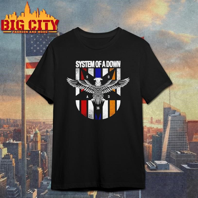 System Of A Down Eagle Colours Shirt