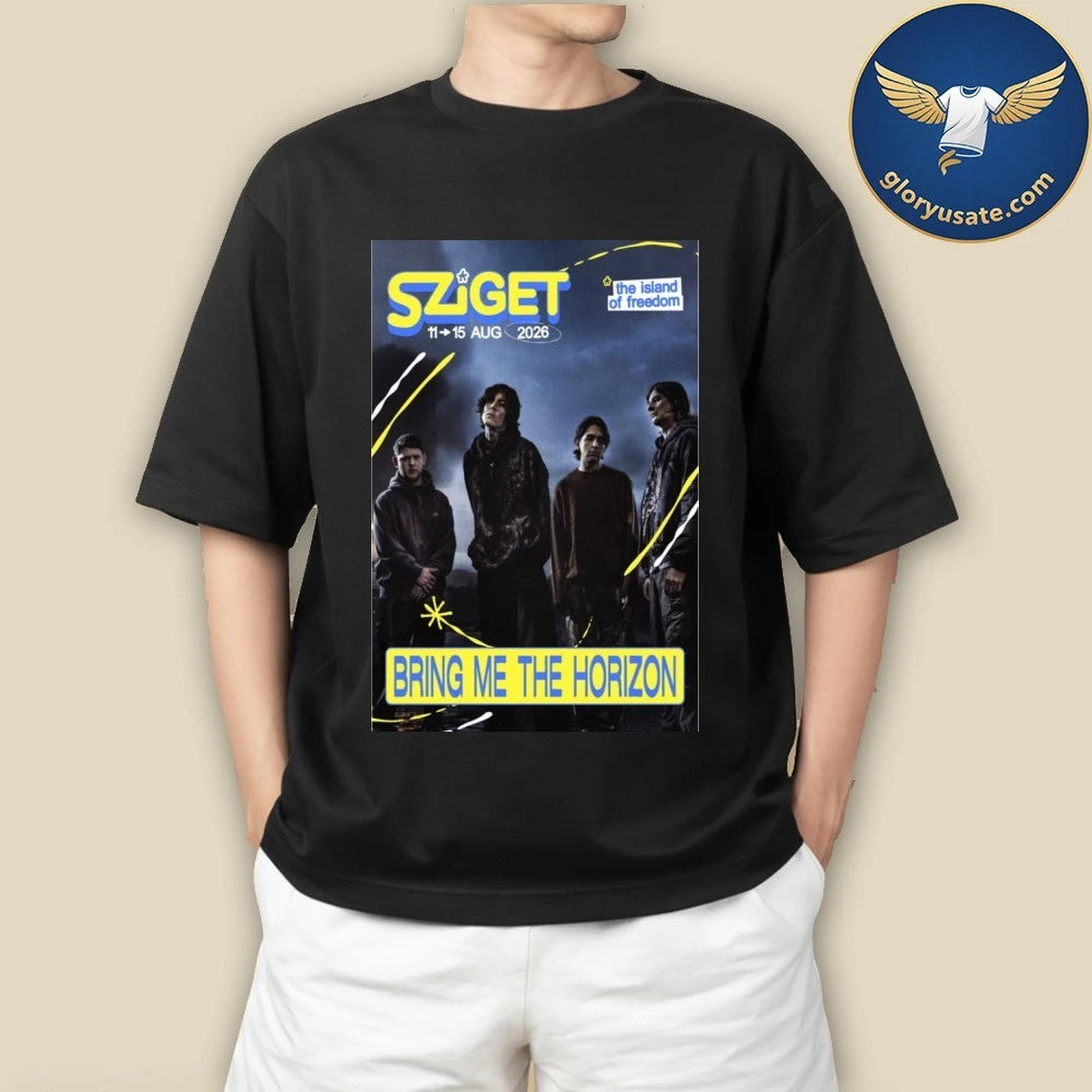 Sziget Aug 11-15 2026 Obuda Island Budapest Hungary Poster Shirt