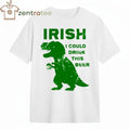 T Rex beer st patrick’s day tee