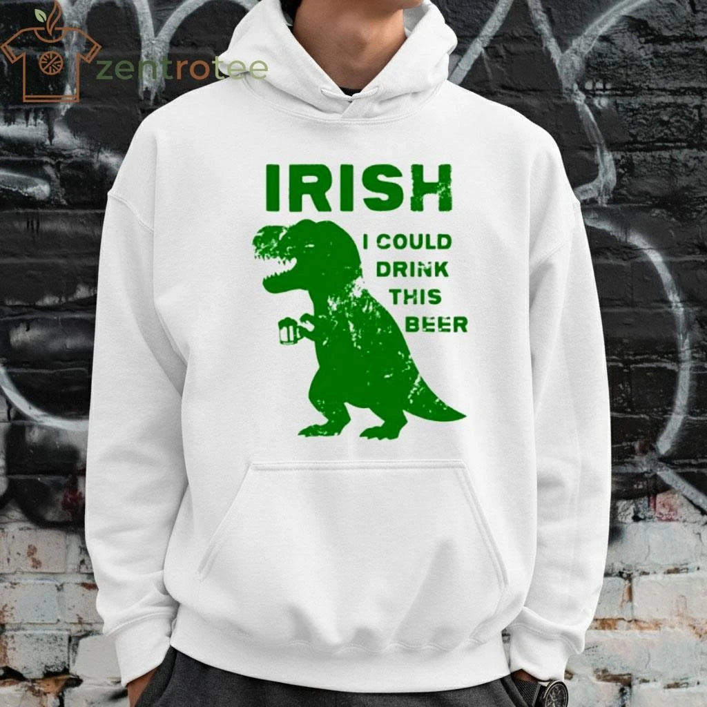 T Rex beer st patrick’s day tee
