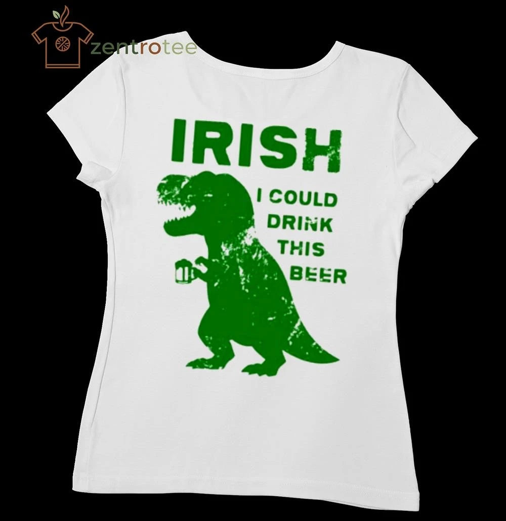 T Rex beer st patrick’s day tee