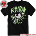 T-shirt printed with the character Buttercup from the popular animated series The Powerpuff Girls