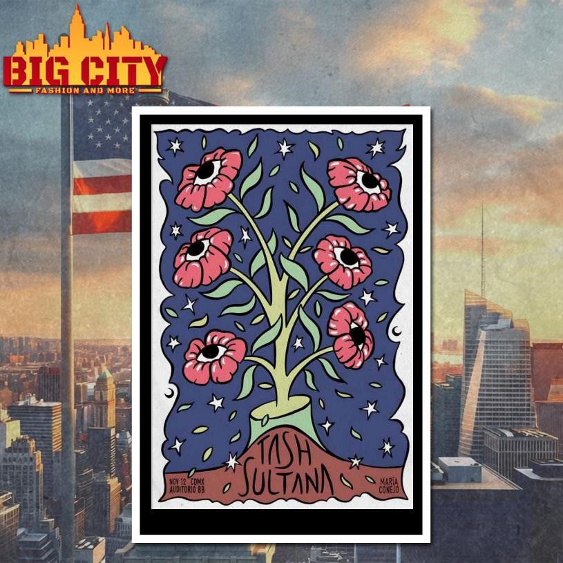 TASH SULTANA Auditorio BB CDMX Nov 12 2025 Poster Shirt
