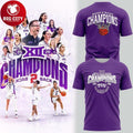 TCU Horned Frogs Big 12 Conference 2026 Back 2 Back Champs Two Sided Shirt